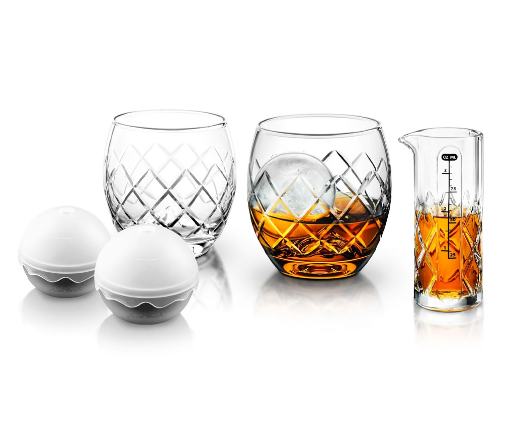 Hard - Etched On the Rock Glass - 5pcs Set (GS384)